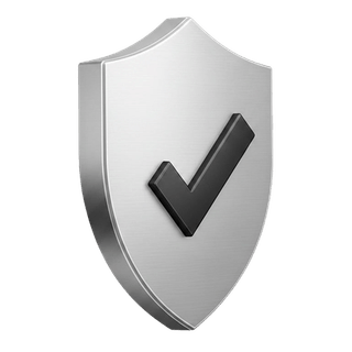 Approval checkmark icon in 3D on the test prod how it works page